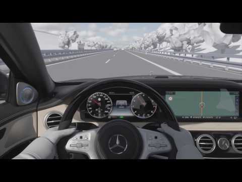The new Mercedes-Benz S-Class Animation - Active Speed Limit Assist | AutoMotoTV