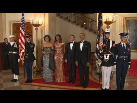 Bittersweet gala as Obamas gives final state dinner