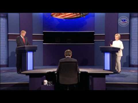 Third debate begins with no handshake