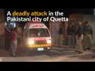 At least 59 dead in attack on Pakistani police academy