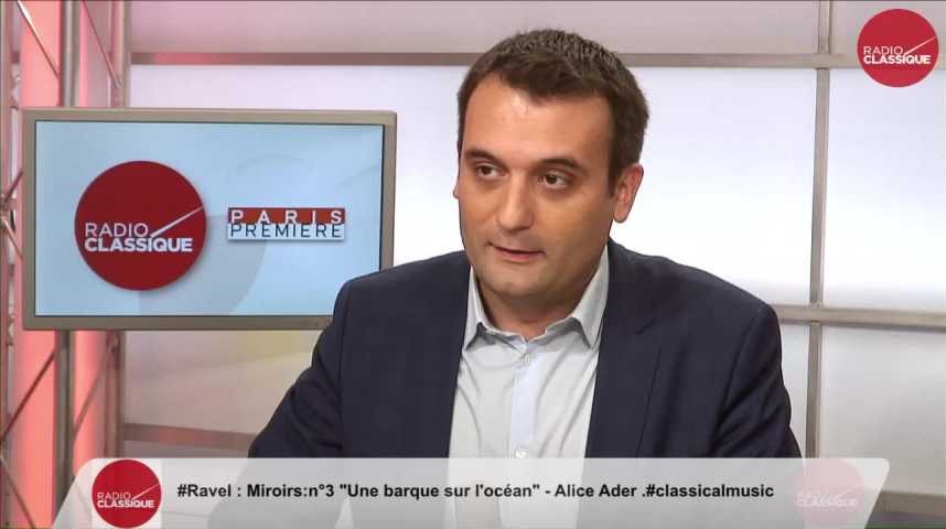 Illustration pour la vidéo "Il faut reconstituer les effectifs détruits du temps de Sarkozy" Florian Philippot (31/10/2016)
