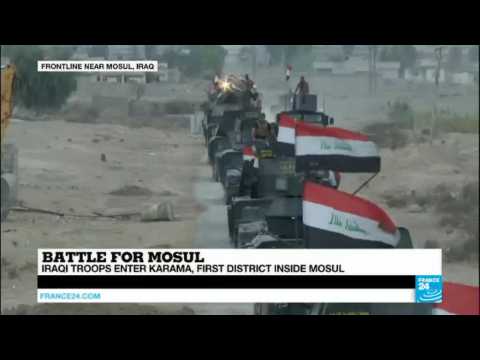 Iraq: Elite Forces enter Karama, the first district inside Mosul