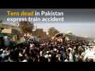 Many killed in Pakistan train collision