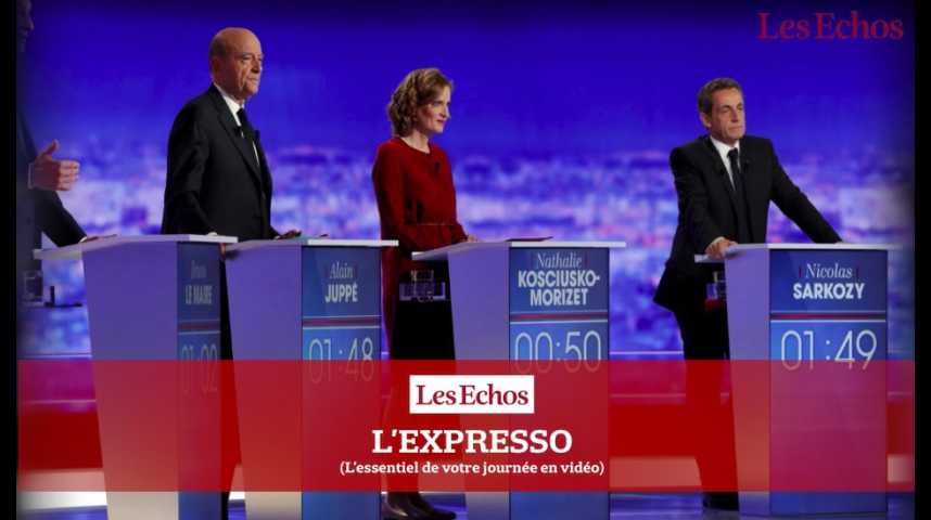 Illustration pour la vidéo L'Expresso du 3 novembre 2016 : Primaire de la droite : Bayrou au centre du 2e débat ?