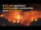 5-alarm fire destroys Oakland condo under construction