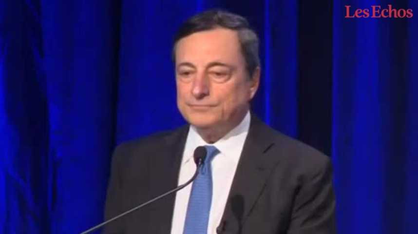 Illustration pour la vidéo Mario Draghi à la BCE : 5 ans en 5 moments mémorables