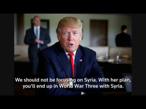 Exclusive - Trump says Clinton policy on Syria would lead to World War Three