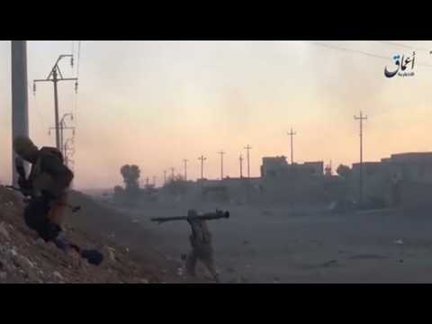 Islamic State fighters clash with Iraqi militia in eastern Mosul - Amaq video