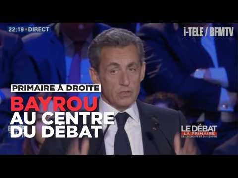 Primaire à droite : Bayrou au centre du débat