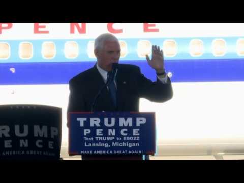 Pence: "This race is on"