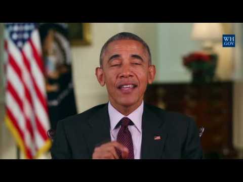 Obama encourages Americans to get health insurance