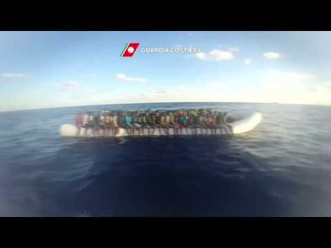 Italian coastguard rescues 130 migrants in Mediterranean