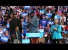 NBA star Lebron James campaigns with Clinton