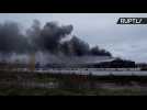 Black Smoke Rises Over Lackawanna as Fire Rocks former NY Steel Plant