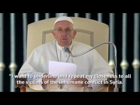 Pope calls for 'immediate ceasefire' in Syria