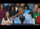 Obama smells hand, detemines not a "demon"