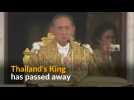 Thai King dies at 88