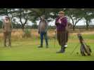 Dapper golfer Sandy Lyle wins unique Hickory golf title
