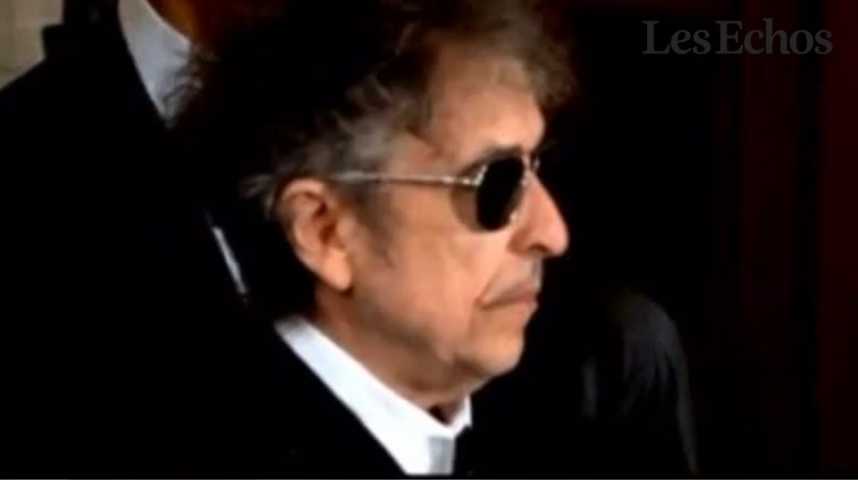 Illustration pour la vidéo Bob Dylan, icône de la musique américaine, prix Nobel de littérature