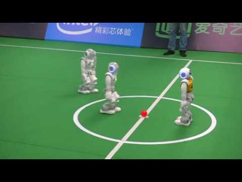 U.S. robots win at RoboCup