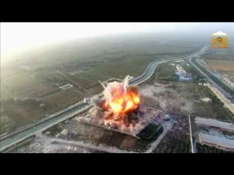 Drone footage shows Afghan suicide attack