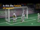 Soccer robots compete in tournament