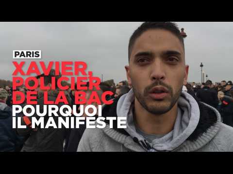 Pourquoi Xavier, policier de la BAC, manifeste