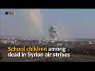 Seven children killed in Idlib air strikes, says Syria monitor