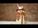 How to make a gooey caramel freakshake