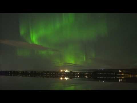 Night skies light up over Finland