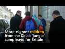More migrant children leave Calais 'Jungle' for London