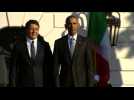 Obama welcomes Italian PM for final state visit of presidency
