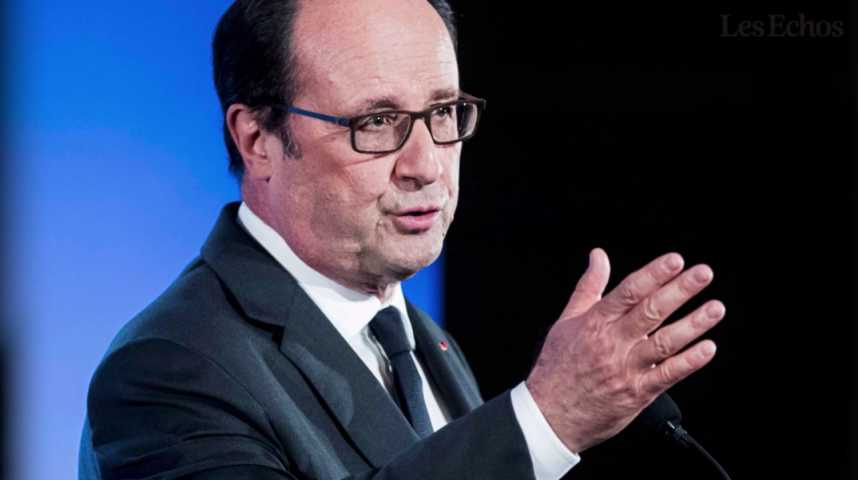 Illustration pour la vidéo L'Expresso du 17 octobre 2016 : François Hollande à Florange pour défendre son action...