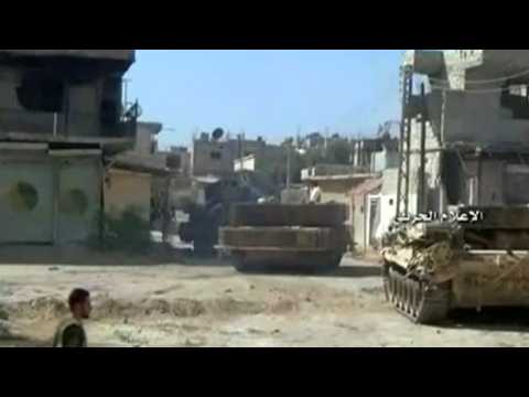 Syrian army captures town south of Damascus
