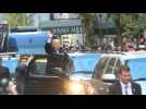 Trump leaves polling station after voting - Label : AFPTV - First images - Category : News