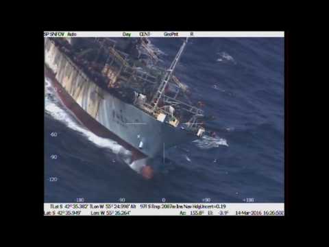 Argentine coast guard sinks Chinese fishing boat