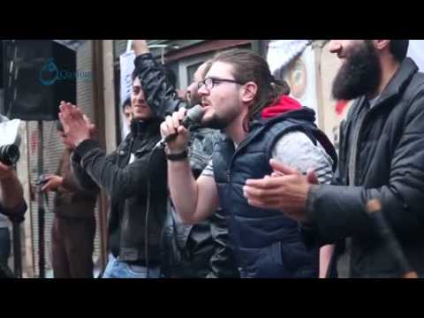 Syrians protest on fifith war anniversary, call for Assad to step down