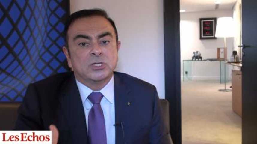 Illustration pour la vidéo Carlos Ghosn (Renault) : "L'accord de compétitivité représente une économie de 300 euros par voiture"