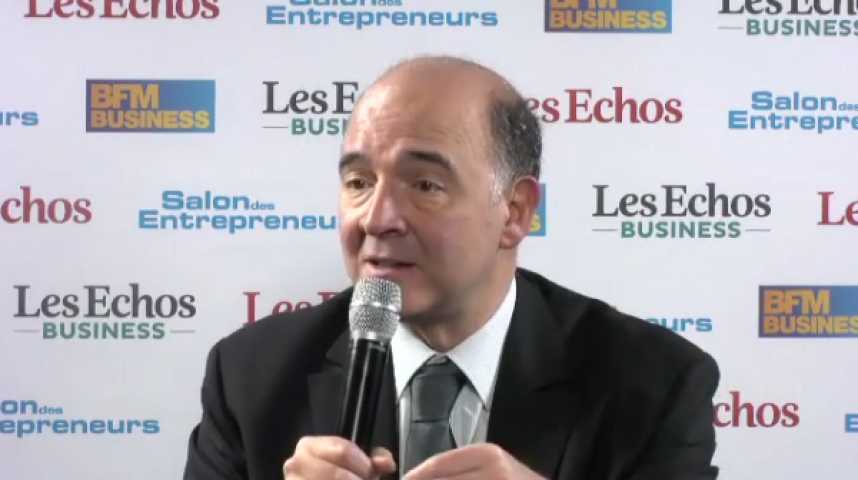 Illustration pour la vidéo Pierre Moscovici : "Peu de gouvernements en font autant pour les entrepreneurs"
