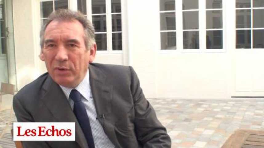 Illustration pour la vidéo F. Bayrou : "La vague bleu Marine ? Tout peut arriver, même le pire"