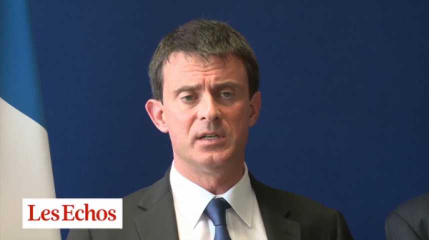 Illustration pour la vidéo Manuel Valls : "Il n’y a qu’une loi dans notre pays, la loi de la République"