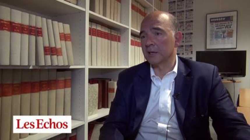Illustration pour la vidéo Pierre Moscovici : "Je ne serai sous la tutelle de personne"