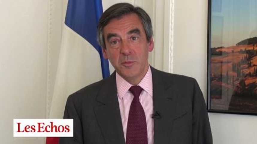 Illustration pour la vidéo F. Fillon : "Quand je parlais de faillite française il y a quelques années, on trouvait les mots trop forts..."