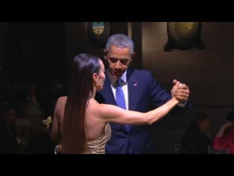 Obama dances tango in Argentina