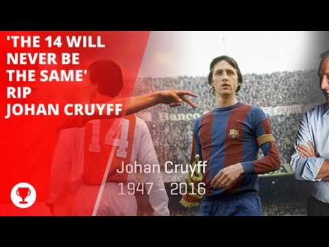 Social media reactions after death of Johan Cruyff
