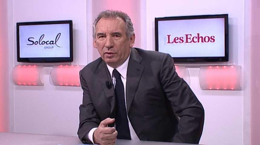 Illustration pour la vidéo François Bayrou : "Je crains que 'Républicains' devienne un nom de division"