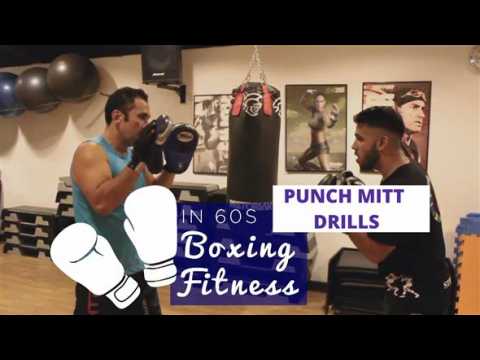 How to in 60 seconds Boxing Fitness: Punch Mitt Drills