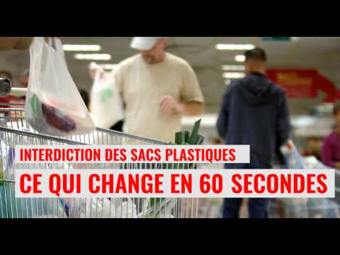 Interdiction des sacs plastiques à usage unique : qu'est-ce qui change en 60 secondes