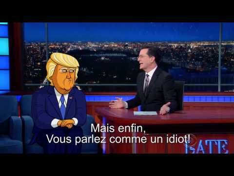 Donald Trump égal à lui-même en version dessin animé