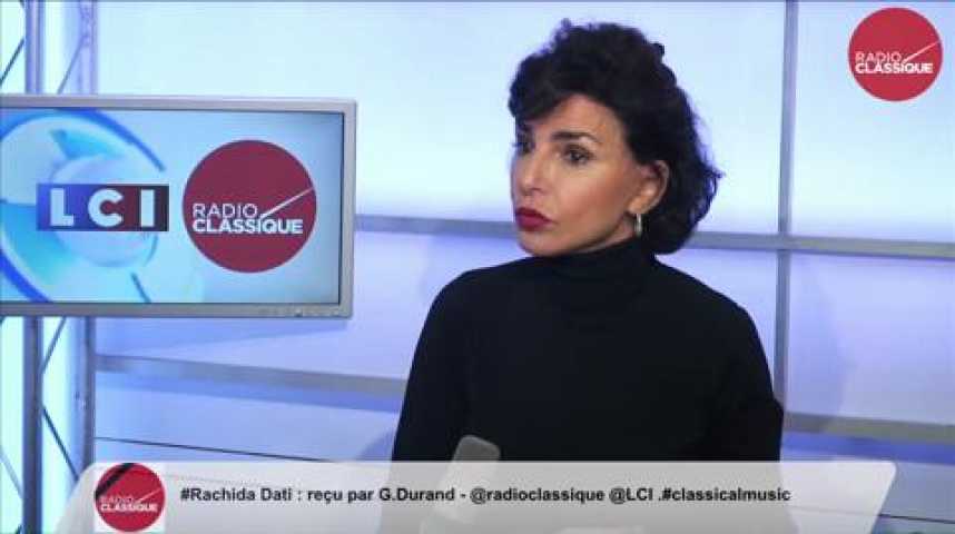 Illustration pour la vidéo Rachida Dati,  «J’ai été choquée que Valls donne des leçons à Jean-Pierre Masseret »